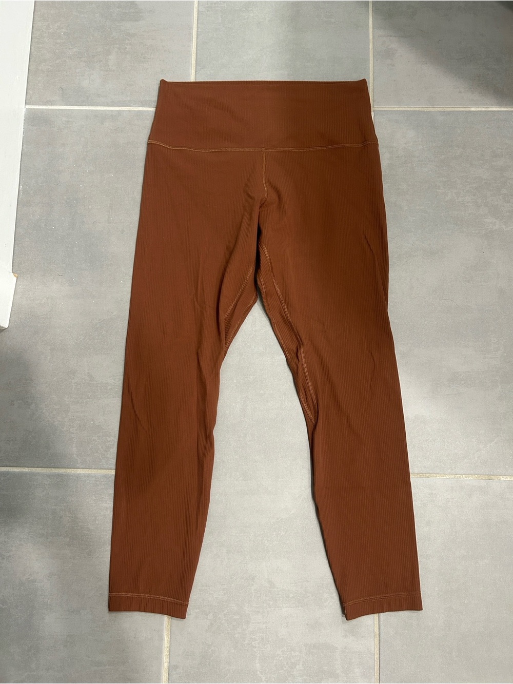 Lululemon Align Brown High-Waist Ribbed Leggings